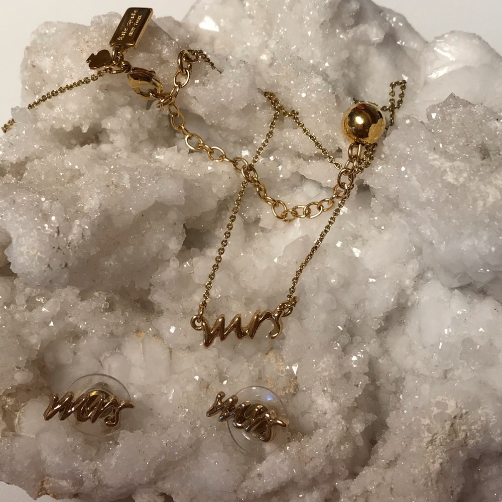 Kate Spade “Mrs” necklace